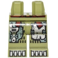 Lego nohy, olivově zelená (6153689)